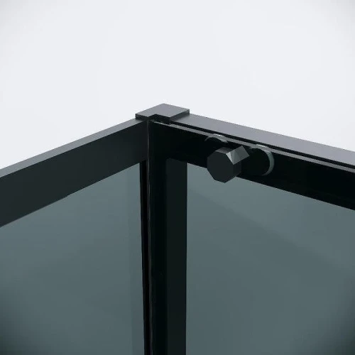 Душевой уголок Grossman Style 100x100 120.K33.05.1010.21.10 профиль Черный матовый стекло тонированное