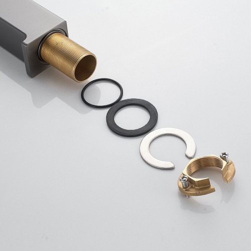 Смеситель для раковины Rose R18T R1811T-1 Оружейная сталь латунь