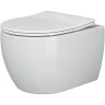 Комплект унитаза Ceramicanova Play CN3001 с инсталляцией Grohe Rapid SL 38721001 с сиденьем Микролифт и клавишей смыва Хром фаянс подвесной