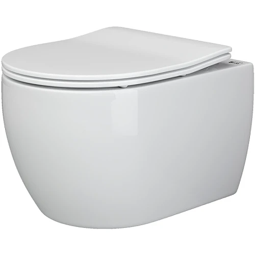 Комплект унитаза Ceramicanova Play CN3001 с инсталляцией Grohe Rapid SL 38721001 с сиденьем Микролифт и клавишей смыва Хром фаянс подвесной
