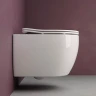 Комплект унитаза Ceramicanova Play CN3001 с инсталляцией Grohe Rapid SL 38721001 с сиденьем Микролифт и клавишей смыва Хром фаянс подвесной