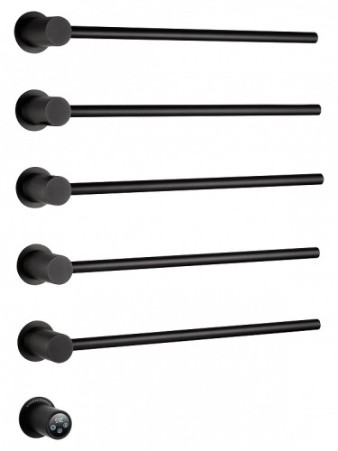 Электрический полотенцесушитель Wonzon & Woghand Hamburg 46,8х66,5 R WW-AL315-MB цвет Черный матовый