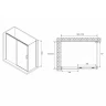 Душевой уголок Abber Komfort 170x90 AG93170B-S92B профиль Черный стекло прозрачное