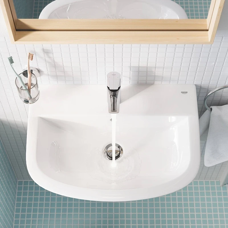 Смеситель для раковины Grohe BauEdge 23328001 Хром латунь
