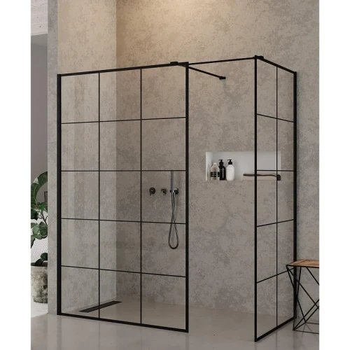 Душевое ограждение New Trendy NEW MODUS Black x140 EXK-5648