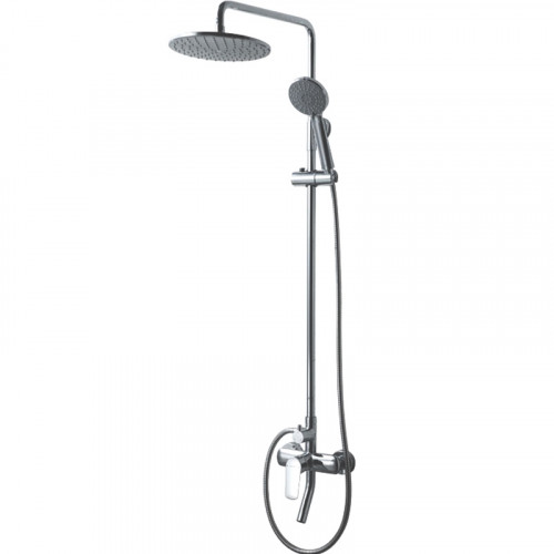 Душевая система Bravat Rhein F6429564CP-A-ENG Хром латунь на стену