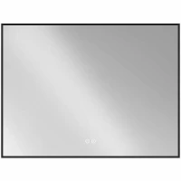 Зеркало Vincea 120 VLM-3VN120B-2 с подсветкой Черное с сенсорным выключателем с подогревом и диммером стекло