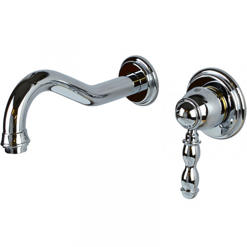 Смеситель для раковины Bronze de Luxe Tiffany 1920CR Хром латунь встраиваемый