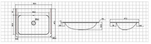 Раковина Vincea 60 VCB-2VP600W Белая