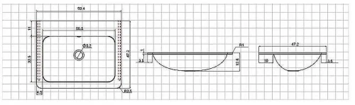 Раковина Vincea 60 VCB-2VP600W Белая