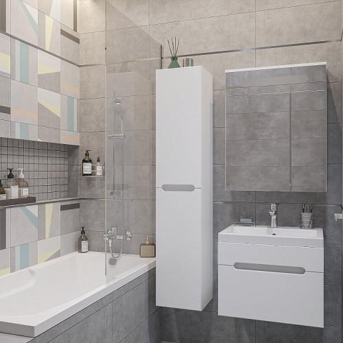 Комплект мебели для ванной DIWO Коломна 60 подвесной цвет Белый