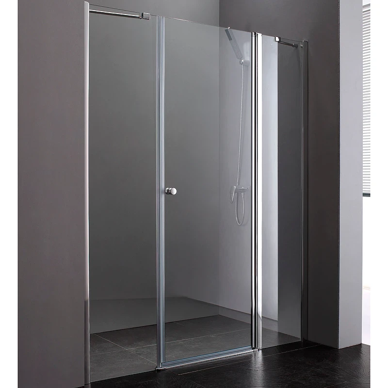 Душевая дверь Cezares Elena 140 ELENA-W-B-13-40+60/40-C-Cr профиль Хром стекло прозрачное