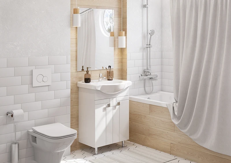 Зеркало Aquaton Фиджи 60 1A179502FG010 Белое