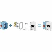 Смеситель для душа Ravak Classic CL 066.00 X070089 Хром латунь встраиваемый