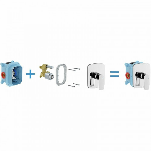 Смеситель для душа Ravak Classic CL 066.00 X070089 Хром латунь встраиваемый