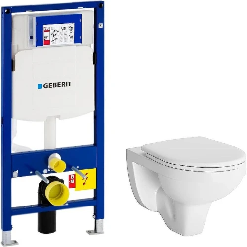 Комплект унитаза Berges Gamma 081105 с инсталляцией Geberit Duofix Sigma UP320 111.300.00.5 с сиденьем Микролифт
