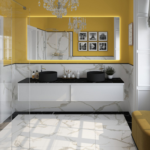 Раковина-чаша Aqueduto Espiral 40 ESP0140 Черная матовая фарфор накладная