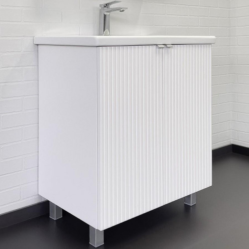 Тумба с раковиной Comforty Лима 70 00-00004892 Белая матовая