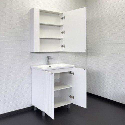 Тумба с раковиной Comforty Лима 70 00-00004892 Белая матовая