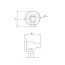 Шланговое подключение Iddis Ray 003BL01i62 Черный