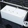 Акриловая ванна Aquatek Леда 170х80 LED170-0000034 без гидромассажа с фронтальной панелью с каркасом (разборный) со слив-переливом (слева)