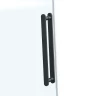 Душевой уголок Vincea Como Soft 130x90 VSR-1CS9013CLB профиль Черный стекло прозрачное