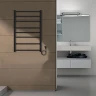 Электрический полотенцесушитель Azario Milan 500x800 П8 AZ90858B диммер справа Черный