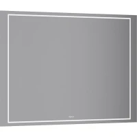 Зеркало Aqwella Vision 100 VIS0210BH с подсветкой и подогревом с бесконтактным выключателем стекло