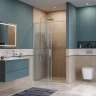 Душевая дверь BelBagno Soft Close-1 120 SOFT_CLOSE-1-BF-1-120-C-Cr профиль Хром стекло прозрачное