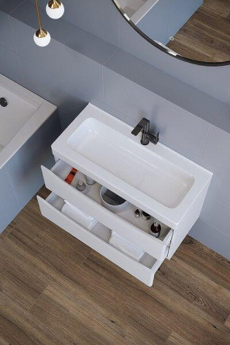 Тумба под раковину Creto Oro 60 21-W60 подвесная цвет Белый