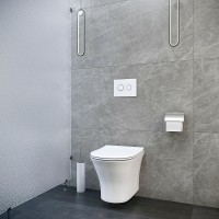 Унитаз Ceruttispa CT7191 подвесной с сиденьем Микролифт фаянс подвесной