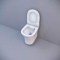 Унитаз Ceruttispa CT7191 подвесной с сиденьем Микролифт фаянс подвесной