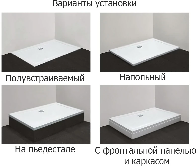 Душевой поддон из стеклокомпозита Cezares Tray SMC 120x80 TRAY-M-AH-120/80-35-W Белый