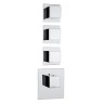 Смеситель для душа Bossini Cube Outlets Z032205.030 с термостатом Хром латунь встраиваемый