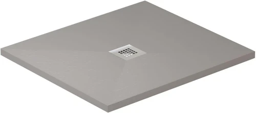 Душевой поддон из искусственного камня Allen Brau Priority 90x80 8.31001-PGM цвет Серый