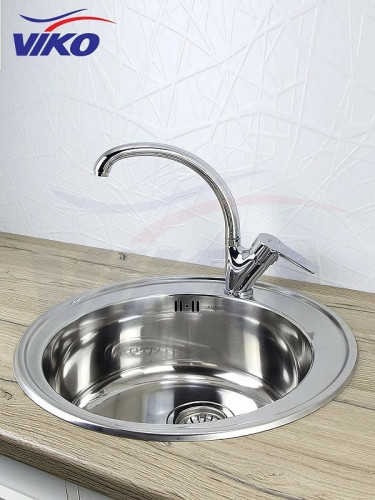 Смеситель для кухни Viko V-6704 Хром