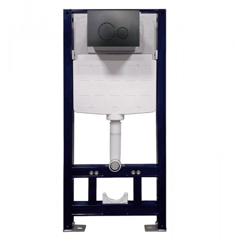 Инсталляция Splendy Splendy ST3011TPRBM для унитаза с клавишей смыва цвет Черный матовый