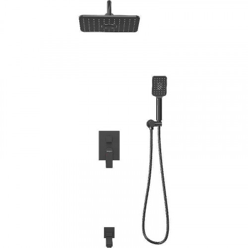Душевая система Grossman Classic 501.K35.04.210 Черная матовая