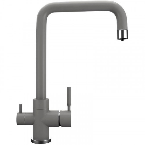 Смеситель для кухни Ulgran Quartz UQ-019-09 Асфальт латунь