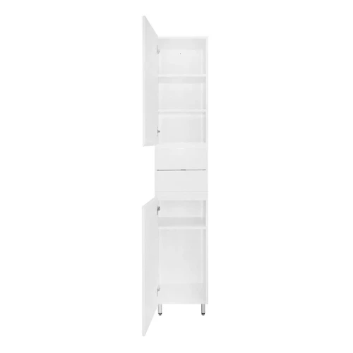 Шкаф пенал Azario Эстима 35 L CS00094554 цвет Белый глянцевый