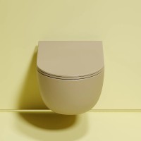 Унитаз Ceramicanova Modena Rimless CN6063MC подвесной Капучино матовый с сиденьем Микролифт фарфор подвесной