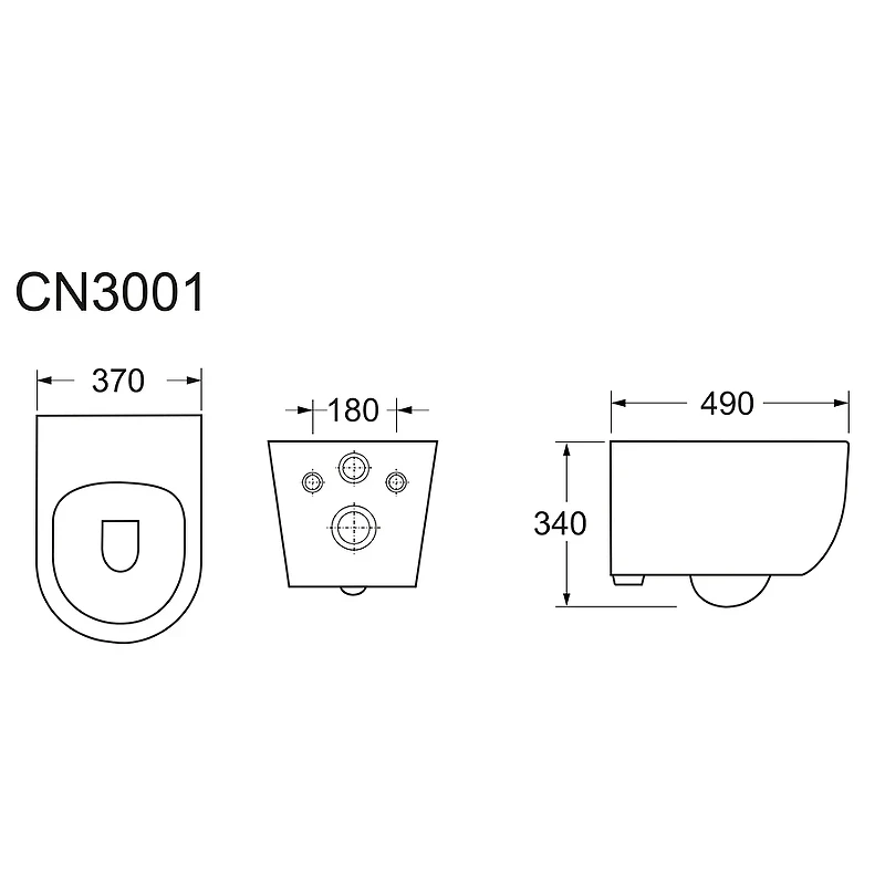 Комплект унитаза Ceramicanova Play CN3001 с инсталляцией Berges Novum L5 040215 с сиденьем Микролифт и Черной матовой клавишей смыва фаянс подвесной