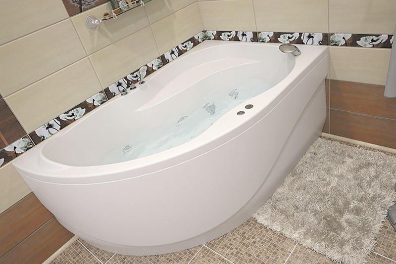 Акриловая ванна Aquanet Graciosa 150x90 R 205389 без гидромассажа