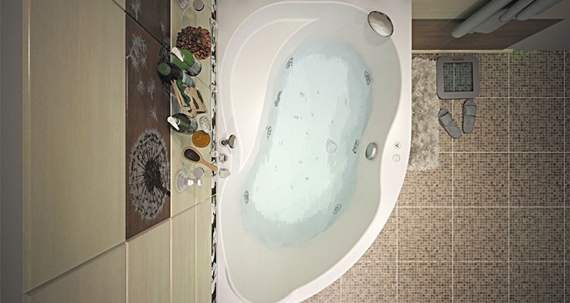 Акриловая ванна Aquanet Graciosa 150x90 R 205389 без гидромассажа