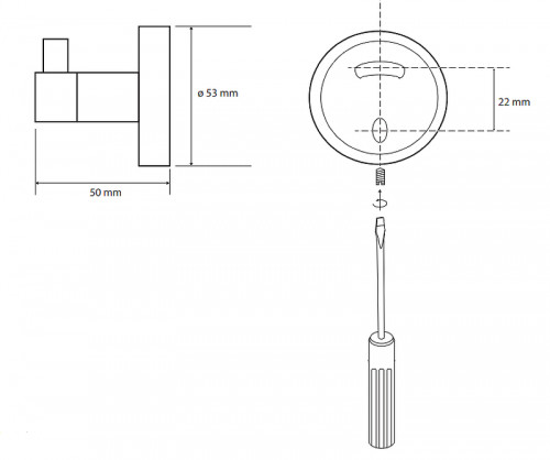 Крючок Bemeta Omega 104106022 Хром