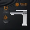 Смеситель для раковины Orange Lutz M04-021cr Хром на столешницу