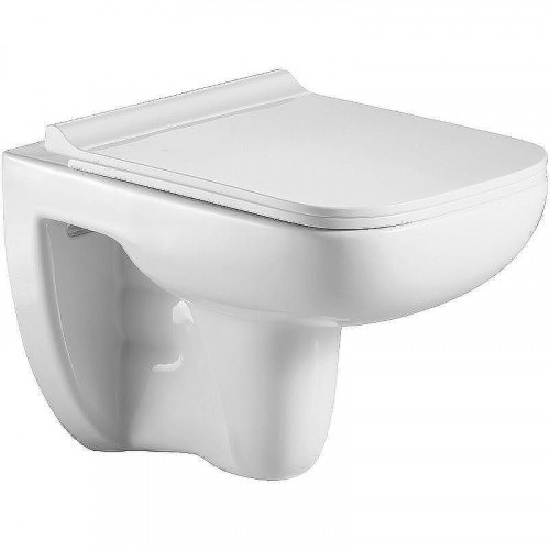 Комплект унитаза с инсталляцией WeltWasser AMBERG 350 ST + KEHLBACH 004 GL-WT + AMBERG RD-BL 10000006538 цвет Белый глянцевый с сиденьем Микролифт и клавишей смыва цвет Черный