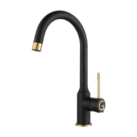 Смеситель для кухни Rivelato Garda 1923502 antracite oro цвет Антрацит Золото