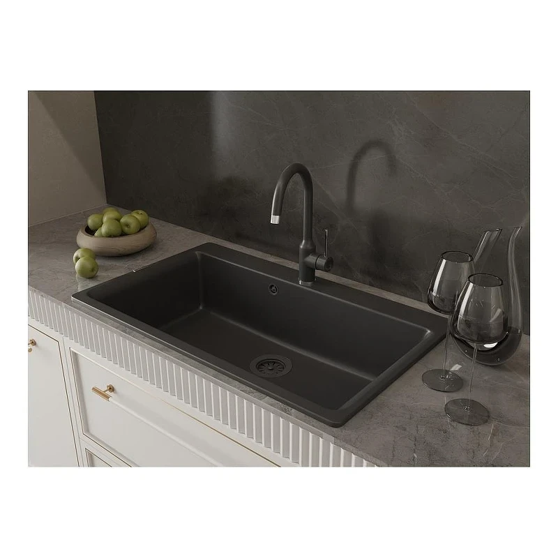 Смеситель для кухни Rivelato Garda 1923502 antracite oro цвет Антрацит Золото