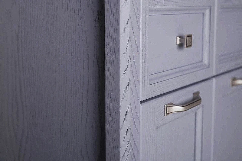 Комплект мебели для ванной ASB-Woodline Гранда 105 Grigio массив дерева